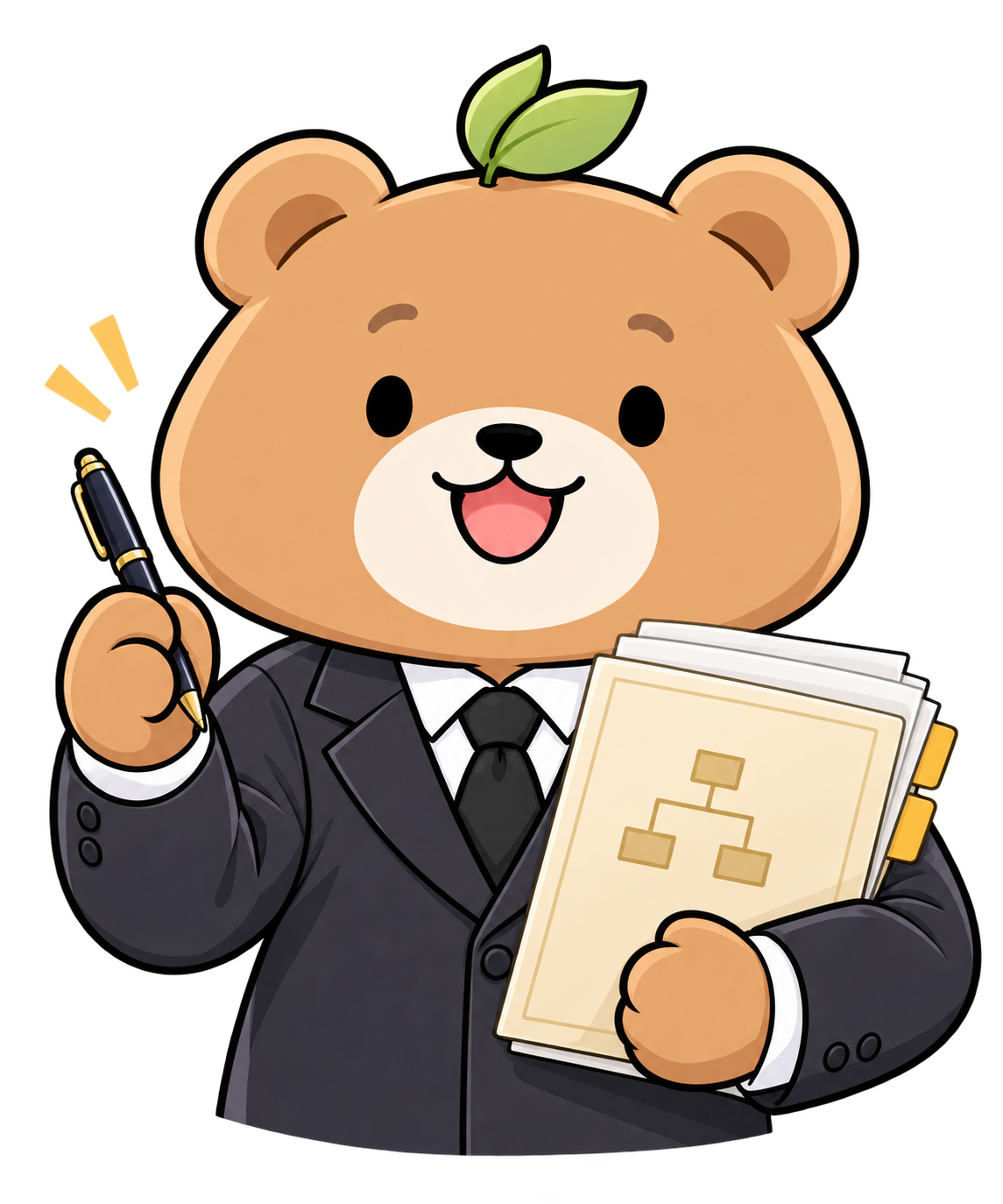 相続について案内するおくり先生